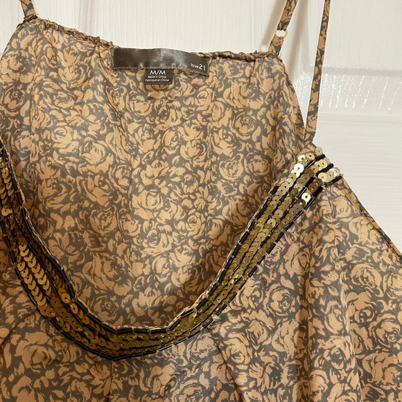 Silk and sequin top - Picture 3 of 6